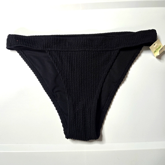 aerie Other - Aerie Cheeky Bikini Bottom Black